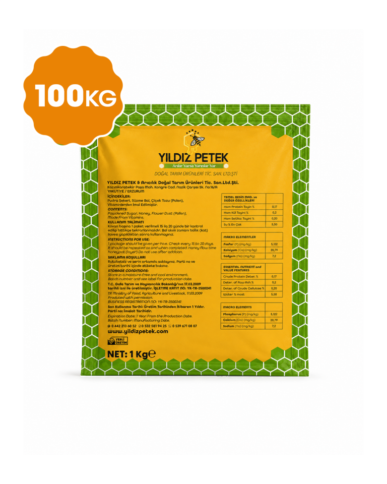 Süperkompoze Arı Keki - 100 Kg
