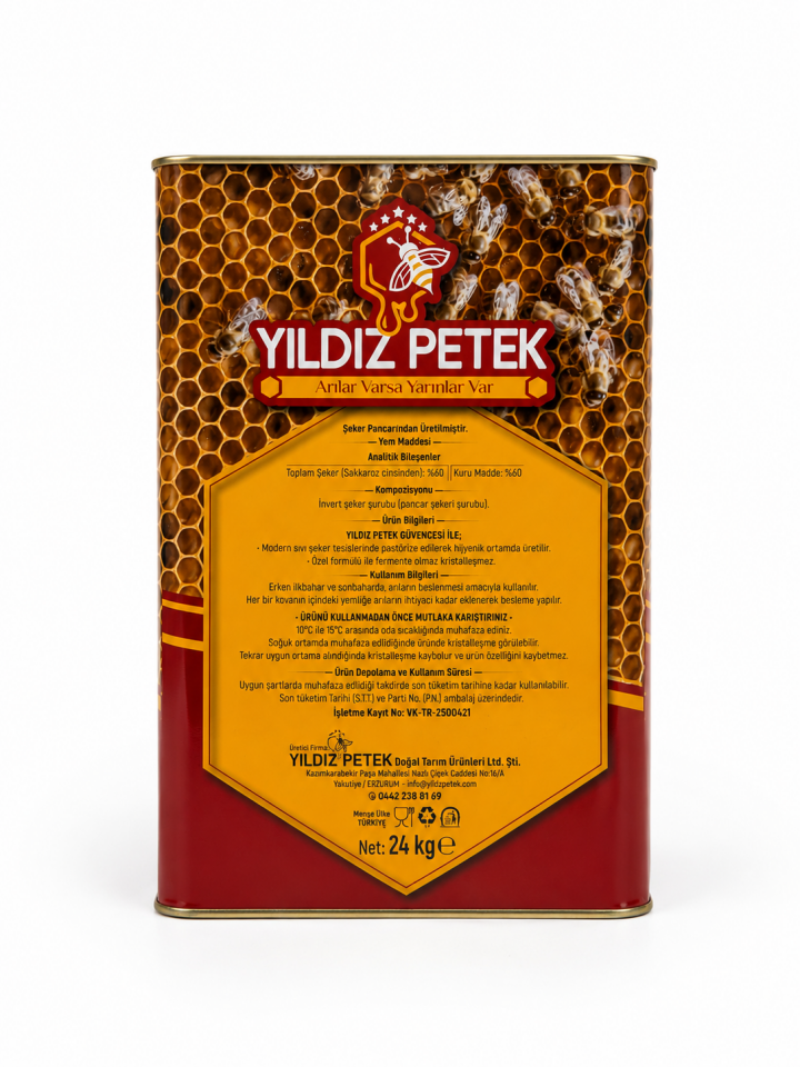 Yıldız Petek Sıvı Arı Yemi - 24 Kg