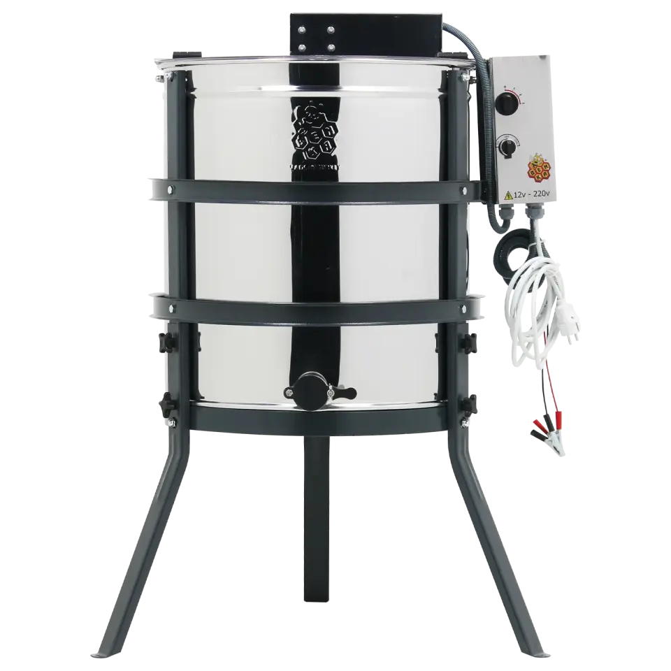 4 Çerçeveli Motorlu Bal Süzme Makinesi 12V-220V Dadant